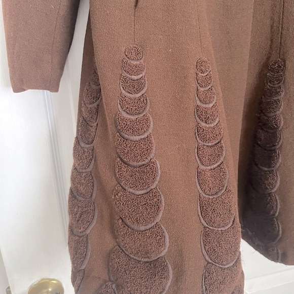 Brown Button-Up Coat - Picture 7 of 14